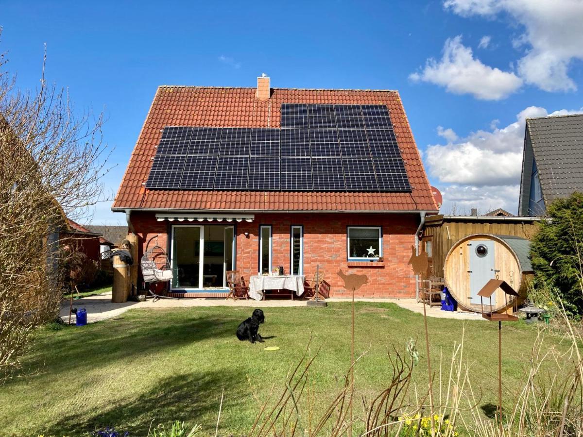 Ferienhaus Elisenhuus mit Wallbox Tönning Exterior foto